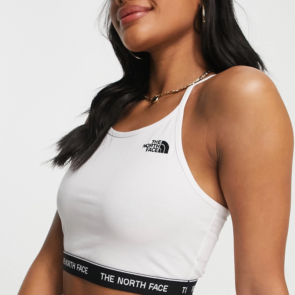 The North Face white tank top